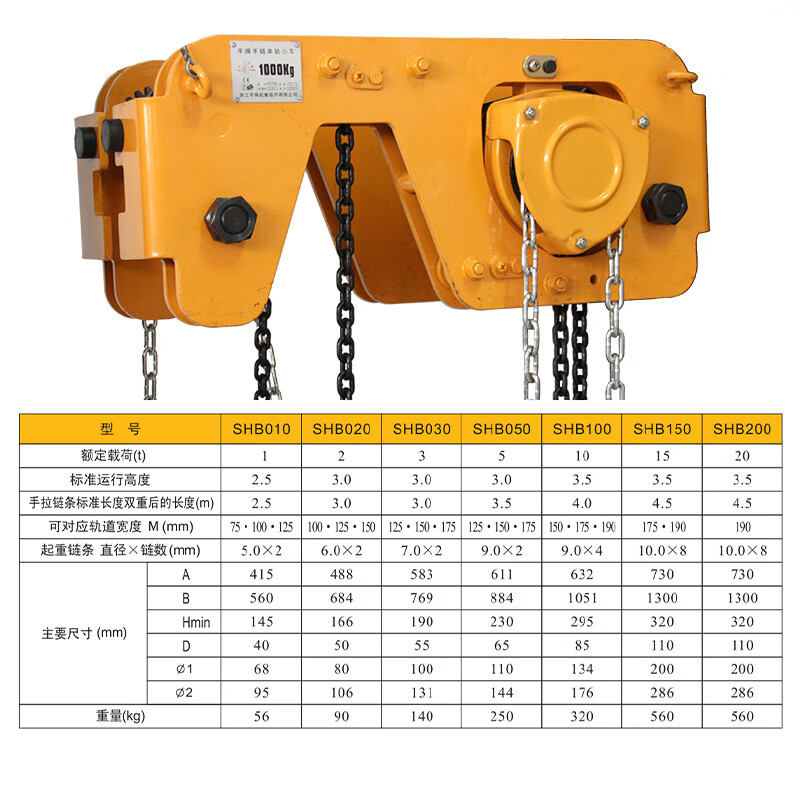 冠航低净空葫芦15t*3m 工厂起重吊装的精准解决方案